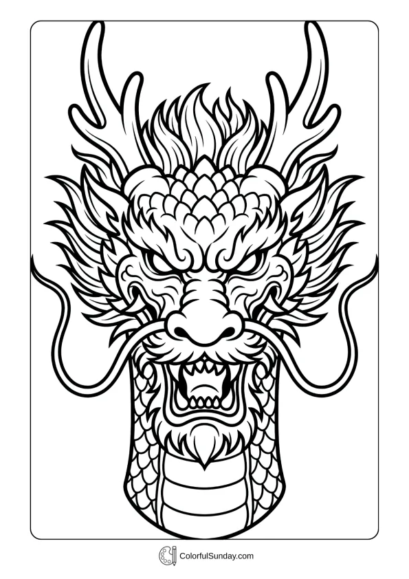 32 Chinese New Year Coloring Pages (Free PDF Printables)