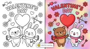 Valentine's Day Coloring Pages