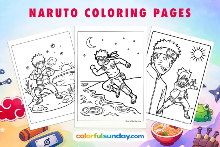 46 Free Printable Naruto Coloring Pages