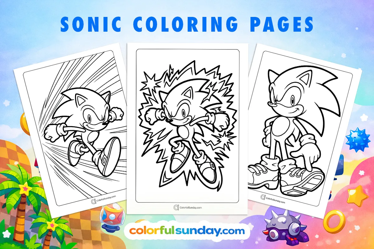 82 Free Printable Sonic Coloring Pages