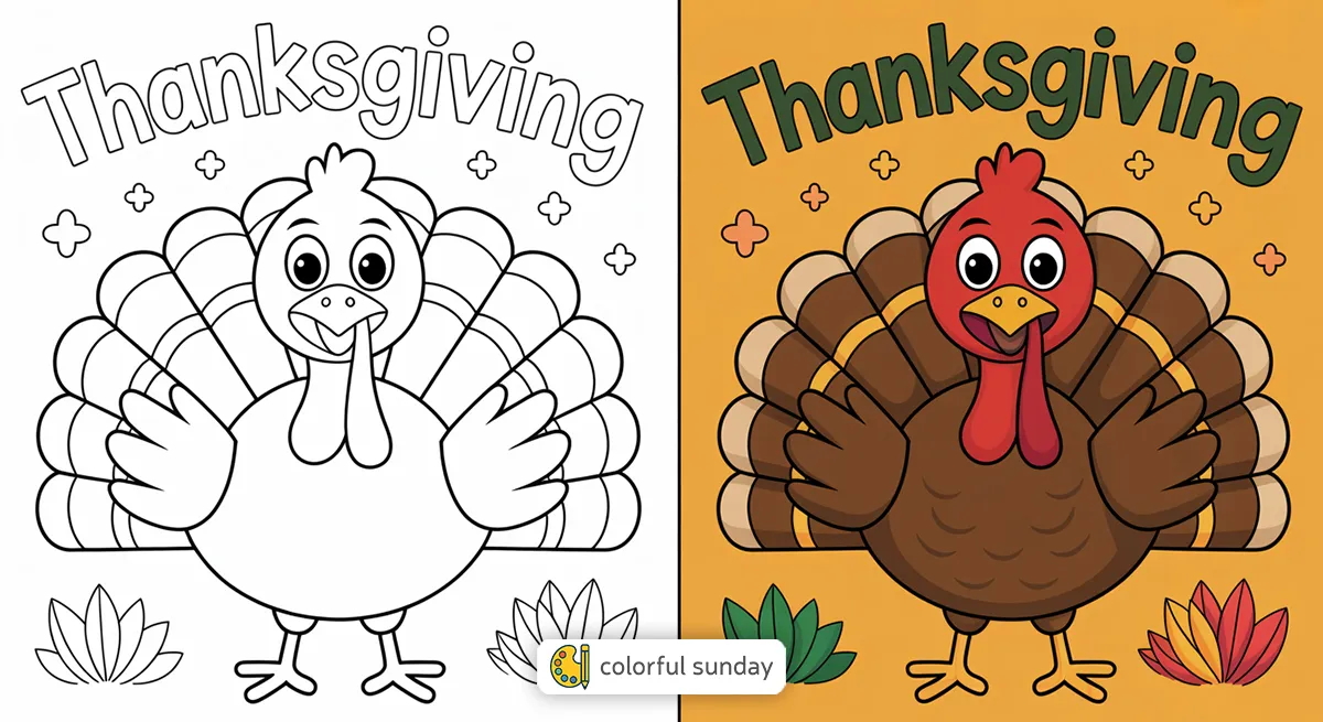 Thanksgiving Coloring Pages